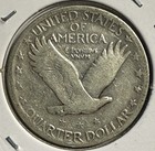 1927-p Standing Liberty Quarter - Silver Coin - Free Shipping -  32-28 