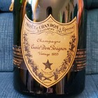 1955 Dom Perignon Champagne Empty Magnum Bottle Turned Lamp  Rare Vintage Year 