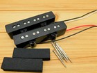 Artec Split Jazz Bass Noiseless Alnico 5 Pickup Set Hot  11k   13k