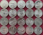 Complete Bu Set Of America The Beautiful Quarters P d - 112 National Parks Bu