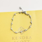 Kendra Scott Silver White Crystal Chain Bracelet - Haven Heart