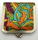 Vintage Compact Mirror Retro Groovy Hippy Floral Pattern Small Purse Mirror Boho