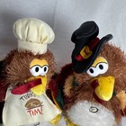2 Animated 10  Dan Dee Plush Thanksgiving Turkey Sing  Dance Fully Tested Works