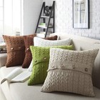 Cotton Cable Knit Pillow Cover Soft Warm Throw Pillow Case Cushion Cover Deco   