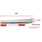 Pair 2-1 2  Stainless Steel Straight Spring Load Mud Flap Hanger For Semi Truck