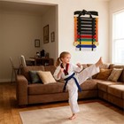 Karate   Taekwondo Belt Display Rack Wooden Holder For 10 Martial Arts Belts