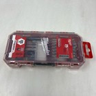 Milwaukee Shockwave 25-piece Impact Driver Bit Set W  Packout Case  Red black
