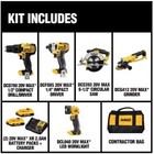 Dewalt 20v Max Cordless 5 Tool Combo Kit With  2 2 0ah Batteries And Charger