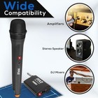 Pyle-pro Professional Vhf Handheld Microphone System W adapter Receiver Pdwm91
