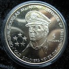 1989-1990 Niue - Bu Mint  5 Dollars Set  3  - Mcarthur  Patton  Eisenhower - Box