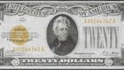 1928  20 Crisp Vf  xf Gold Certificate 