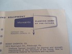 1960 Disneyland Monsanto Home Of The Future Interiors Products   Equipment Sheet