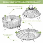 Steamer Basket  Premium Stainless Steel Vegetable Steamer Basket For Veggies    