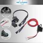 2 1a Waterproof Motorcycle Sae To Usb Cable Adapter Phone Gps Charger Outlet