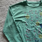 Patagonia Capilene Cool Daily Shirt Girls Medium 10 Blue Hummingbird Long Sleeve