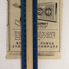  1950   s  Reddy Kilowatt Light Companynewspaper Advertisement