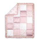 Sophisticated Grace 3 Piece Pink Baby Girls Crib Bedding Set By The Peanutshell