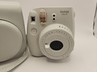 Fujifilm - Instax Mini 9 Instant Film Camera Ice White Case Missing Batt Cover