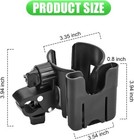 Universal Cup Bottle Phone Holder For Wheelchair Stroller Walker Bike Scooter