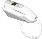 At t Corded Phone Home Office With Caller Id Desk And Wall Mount Telephone White