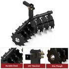 32  Cut Width Disc Plow Harrow With 2  Receiver Hitch Mount For Atvs  utvs Heavy