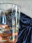 5 Pc Baileys Irish Cream Rocks Glasses Bubble Base Set Old Fashioned Barware Lot
