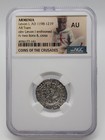 Levon I   Cilician Armenia Silver Tram   Ngc Au   Crusader Coin   1198-1219
