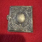 Antique Repous   Sterling Silver Hinged Purse   Pocket Note Book