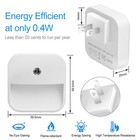 Plug-in Auto Night Light Led Motion Sensor Activated Bathroom Kitchen Hallway