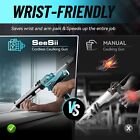 Seesii Cordless Caulking Gun  upgraded   12v Battery Caulk Gun 2 X 2 0ah Battery