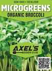 Organic Broccoli Microgreen Seeds   Heirloom   Non-gmo   Seeds For Sprouting