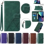 For Iphone 16e 15 14 13 12 11 Pro Max Xs Xr 7 Pu Leather Flip Wallet Case Cover
