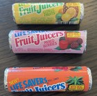 Vintage Lot Of 3 Life Savers Fruit Juicers Candy Rolls  Sealed  New Old Stock