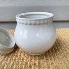 Vintage Royal Stafford Portsmouth Sugar Bowl Dish 5    White Made In England