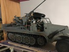 1 18   Sdkfz 6 German  Halftrack  3d Print Tank Static White