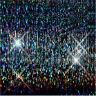 New 40  Hair Tinsel 100 Strands     Sparkling Stellar Midnight Black