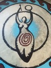 All One Tribe 14 medicine Drum Pachamama Goddess Hand Crafted Rawhide
