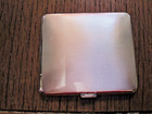 Sterling Silver Cigarette Case B hm  1937 William Neale  Vacant Cartouche  84 9g