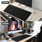 Large Desk Mouse Pad 31 5x15 7 Gaming Mat Non Slip Waterproof Rubber Base