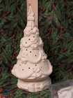 Ceramic Bisque  Ready To Paint  Small Christmas Tree   Lighting Included