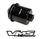 Vms Racing Black Cnc Billet Washable High Flow Fuel Filter Kit For Honda Acura