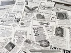 1895 Old Victorian Magazine Antique Print Ad Clippings vtg Paper Craft Scrap Lot