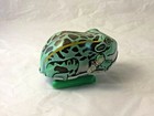 Vintage Large Yone Made In Japan Tin Litho Wind Up Hopping Frog