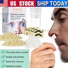 Nose Ear Hair Removal Wax Kit Sticks Easy Mens Nasal Waxing Remover Strips