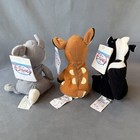 Bambi  Thumper  Flower The Disney Store Mini Bean Bag Plush New With Tags