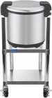14  X 14  Stainless Steel Rice Warmer Stand With Wheels   Restaurant Commercial
