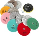 Diamond Polishing Pads 4 Inch Wet dry 16 Piece Kit Granite Stone Concrete Marble