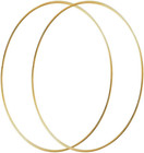 2 Pack 10inch Metal Floral Hoop Wreath Macrame Gold Craft Hoop Rings For Maki   