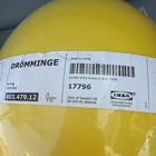 Vintage Ikea Dromminge Yellow Balloon Wall Light Fixture Children Decor New 1999