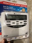 New Midland Wr-120 Emergency Weather Alert Radio With Alarm Clock White Sealed